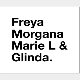 Freya Morgana Marie L & Glinda Posters and Art